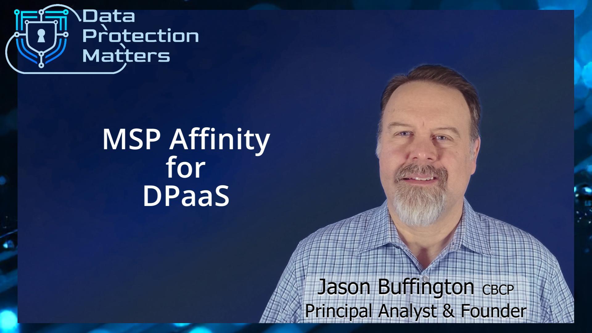 MSP Affinity for DPaaS